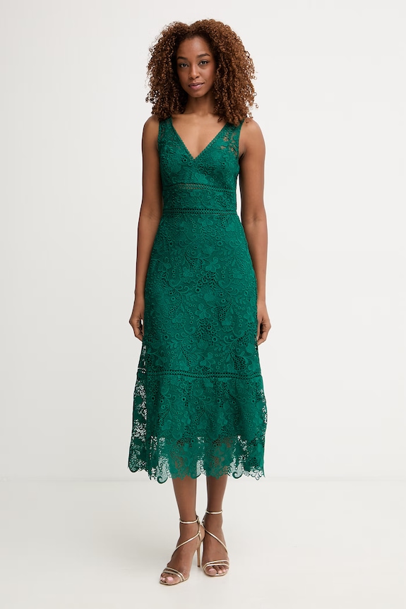 Morgan rochie RTILA verde SS26