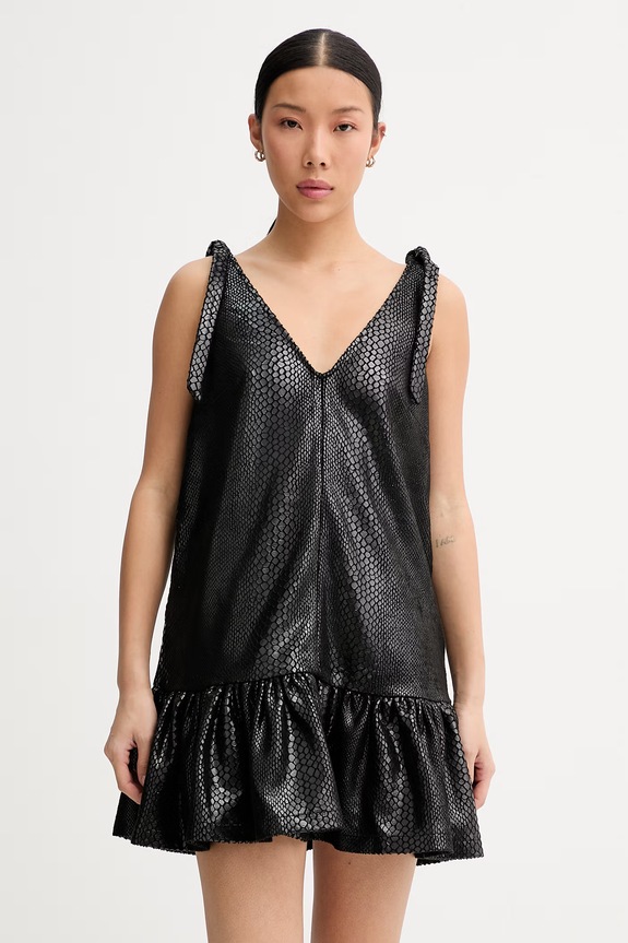 Stand Studio rochie babydoll negru 66648.8996