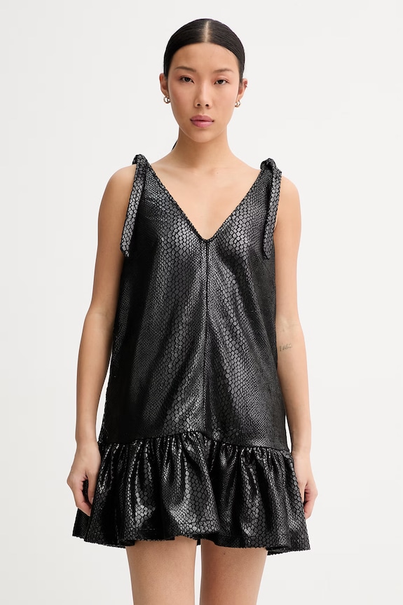Stand Studio rochie babydoll negru 66648.8996