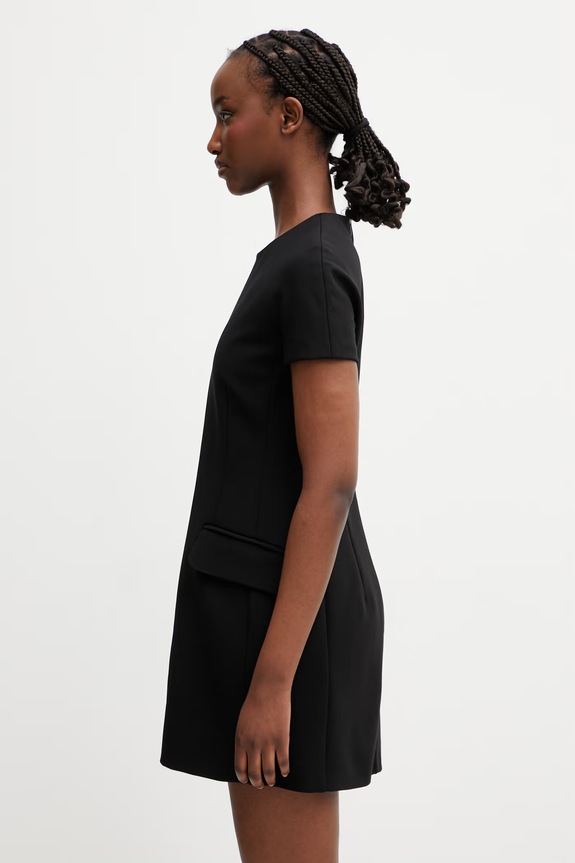 Sportmax Spxmito malé čierne hladké s viskózou 2612621062600 čierna SS26