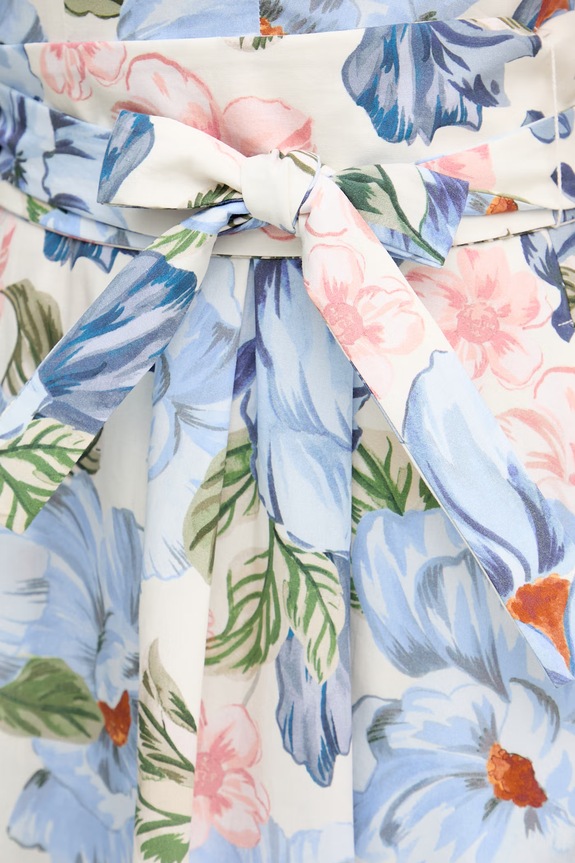 OUI rozšířené šaty bavlněné 97167 modrá