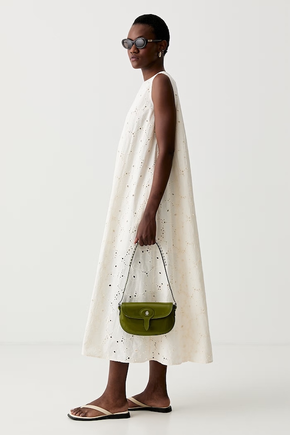 Marimekko sukienka letnia bawełniana 095642 beżowy SS26