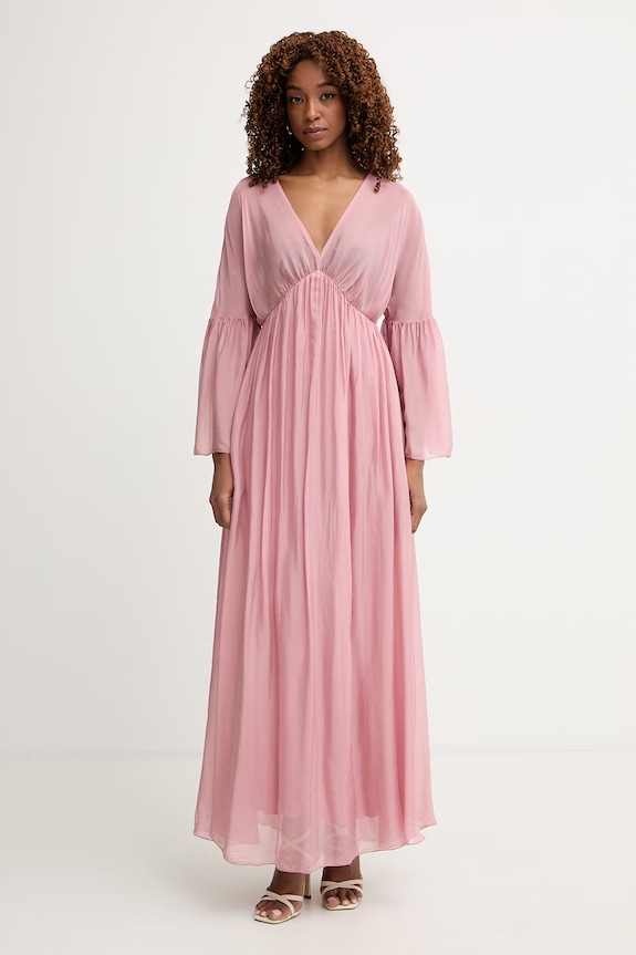 Haveone rochie cu mătase roz ACH.Q016