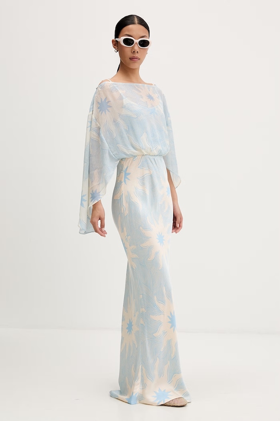 Never Fully Dressed літня сукня NFDDR3348 блакитний SS26