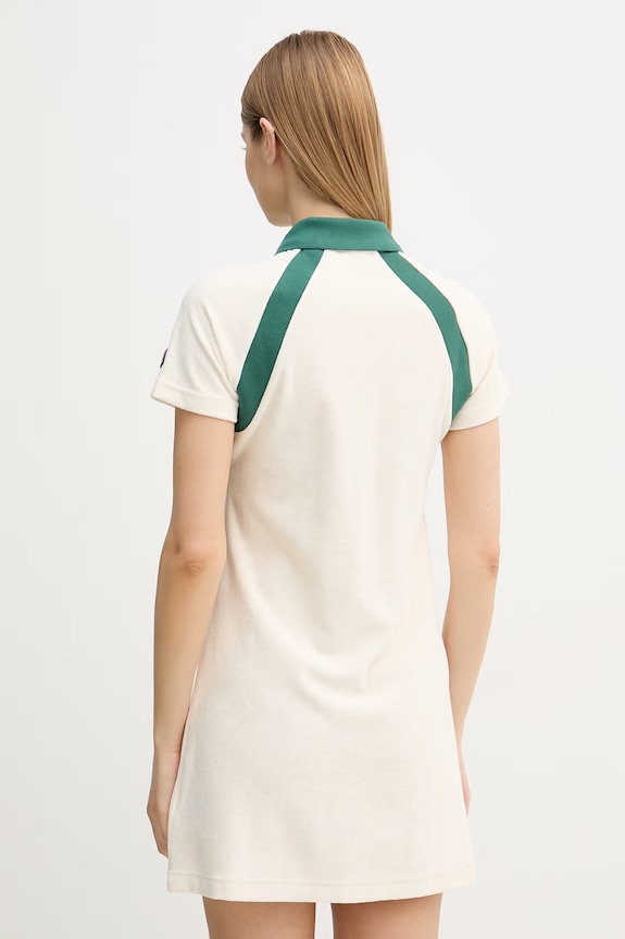 Ρούχα Fila φόρεμα βαμβακερό BELFIORE FAW1286 μπεζ