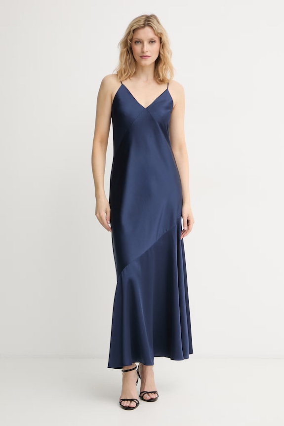 Weekend Max Mara Haljina u stilu donjeg rublja 2615231013600 mornarsko plava SS26