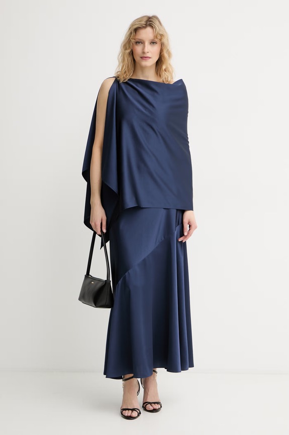 Odjeća Weekend Max Mara Haljina u stilu donjeg rublja 2615231013600 mornarsko plava