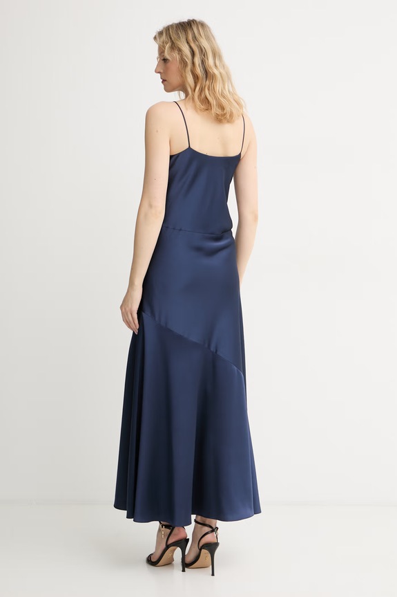 Weekend Max Mara Haljina u stilu donjeg rublja 2615231013600 mornarsko plava