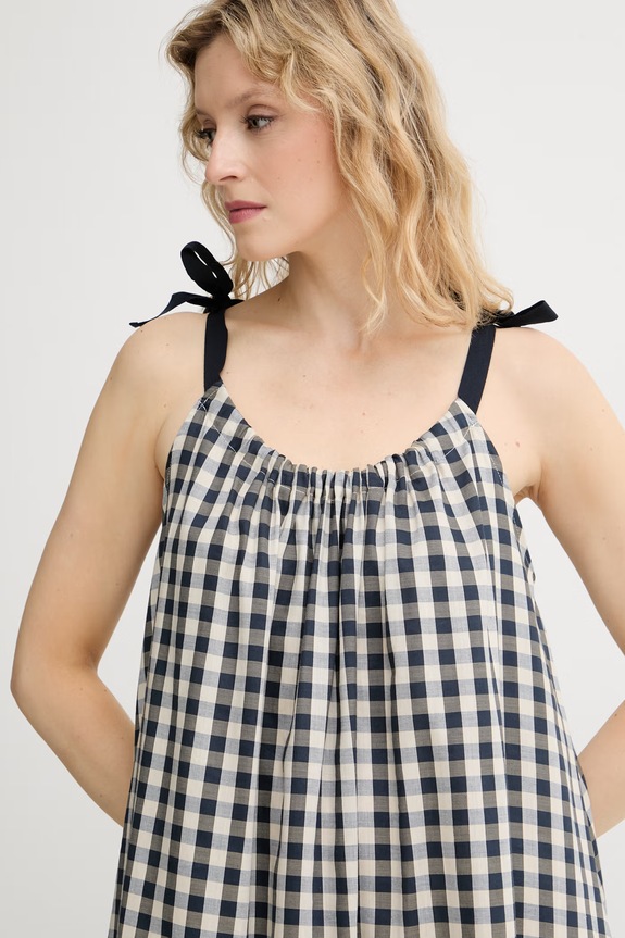 Weekend Max Mara šaty babydoll tmavomodrá 2615221013600