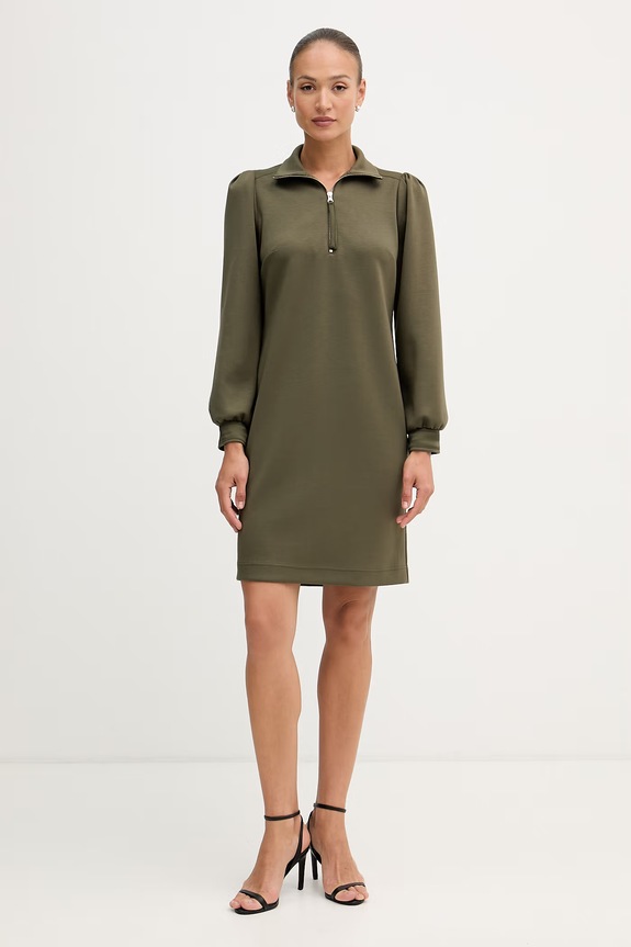 Joseph Ribkoff rochie oversized cu vâscoză verde 253245