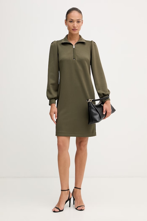 Joseph Ribkoff rochie oversized cu vâscoză 253245 verde SS26