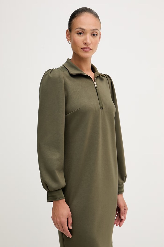 Joseph Ribkoff rochie oversized cu vâscoză verde 253245