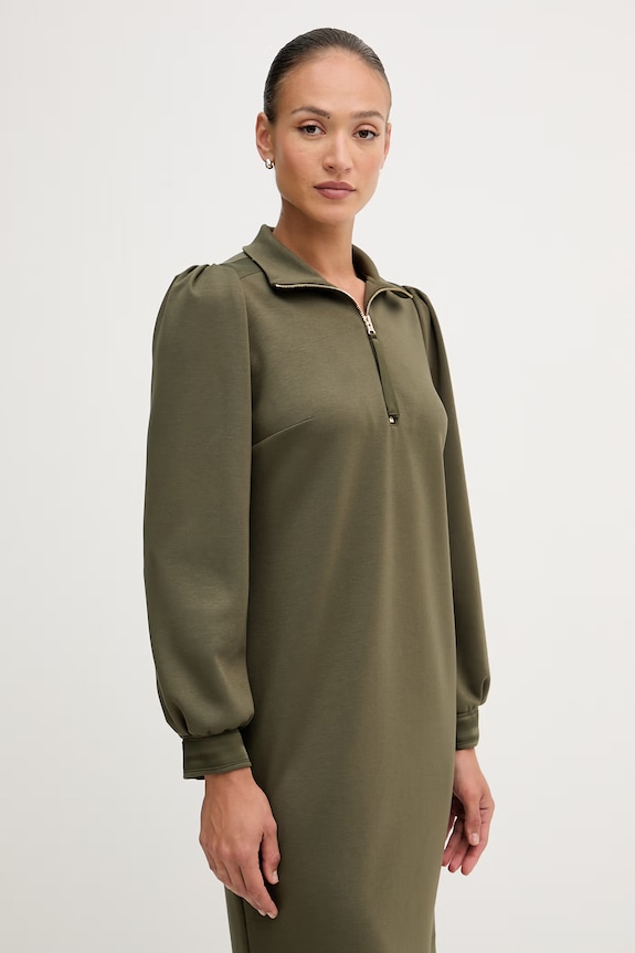 Joseph Ribkoff rochie oversized cu vâscoză verde 253245