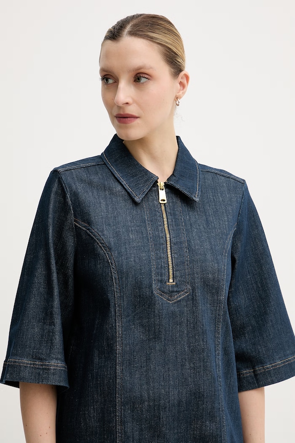 Mos Mosh φόρεμα ντένιμ Abigail σκούρο μπλε 168970