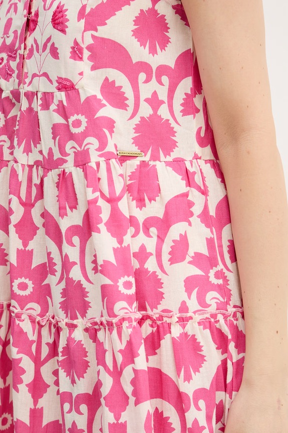 Lola Casademunt καλοκαιρινό βαμβακερό LS2616040 ροζ