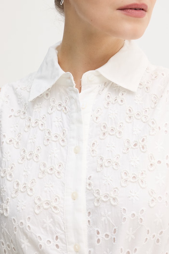 Lola Casademunt σεμιζιέ βαμβάκι LS2616037 μπεζ