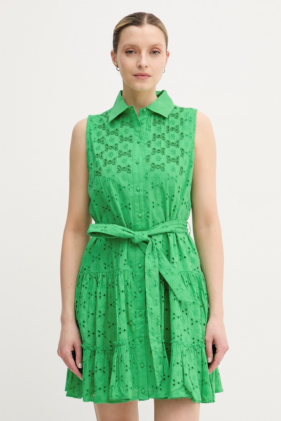 Lola Casademunt σεμιζιέ βαμβακερό πράσινο LS2616037