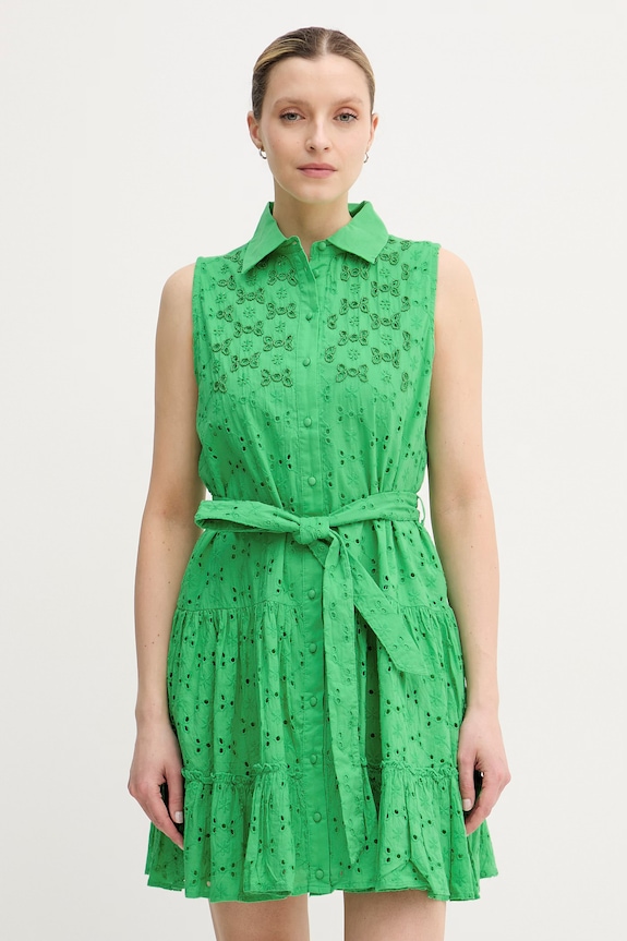 Lola Casademunt σεμιζιέ βαμβακερό πράσινο LS2616037