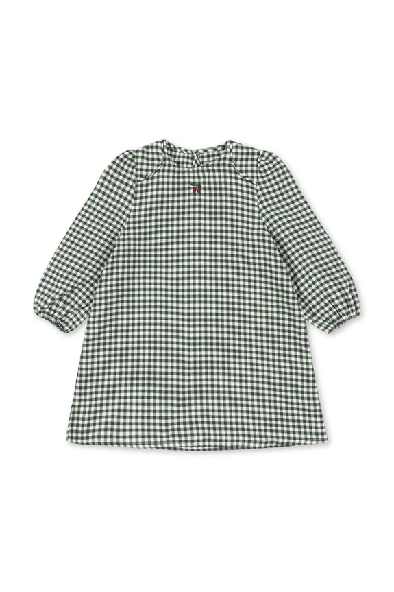 Dievčenské bavlnené šaty Konges Sløjd FORET DRESS GOTS KS104193.PreSpring viacfarebná SS26