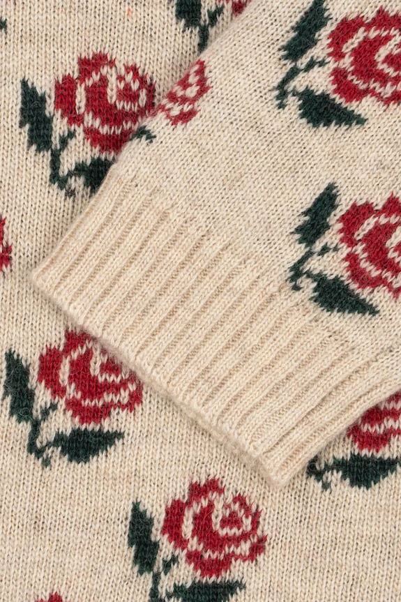 Detské šaty s prímesou vlny Konges Sløjd BELOU KNIT DRESS béžová KS104227.PreSpring