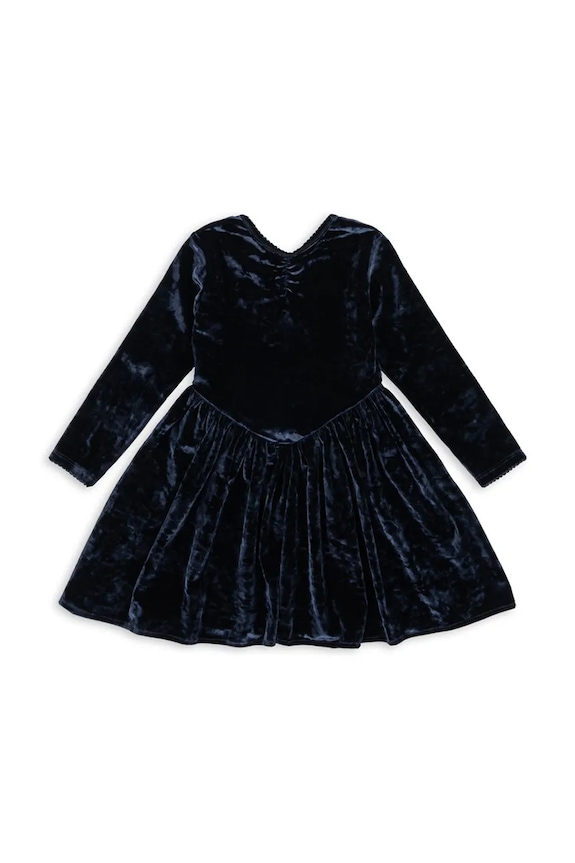 Dievčenské šaty Konges Sløjd CARLITO DRESS GRS KS104243.PreSpring tmavomodrá SS26