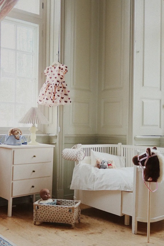 Dievčenské šaty Konges Sløjd HEARTLILY DRESS GRS KS104313.PreSpring