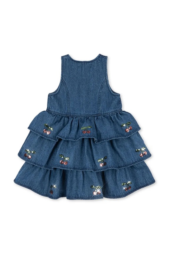 Dječja traper haljina Konges Sløjd ELBA DRESS GOTS KS104392.PreSpring plava SS26