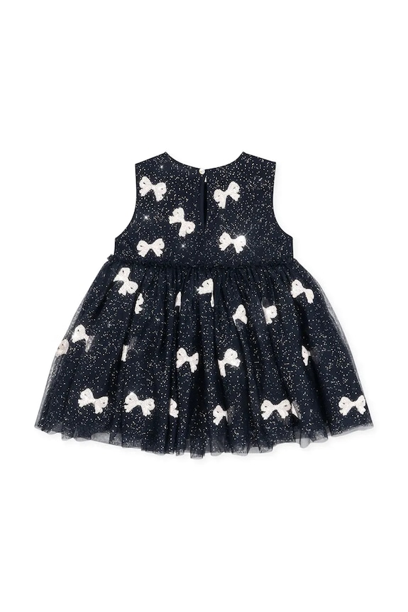 Dievča Dievčenské šaty Konges Sløjd YVONNE DRESS KS104470.PreSpring tmavomodrá