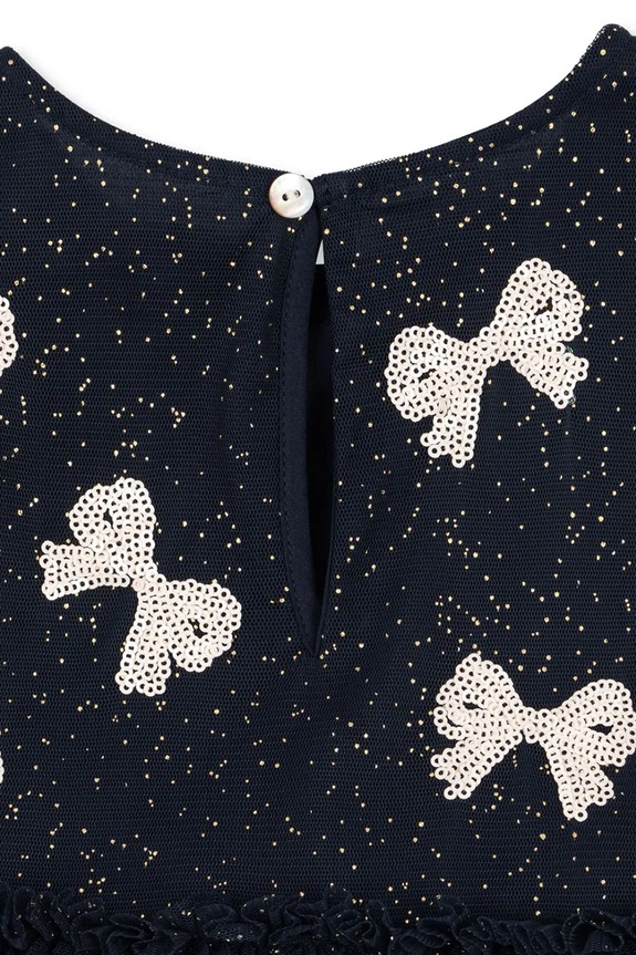 Dievčenské šaty Konges Sløjd YVONNE DRESS tmavomodrá KS104470.PreSpring