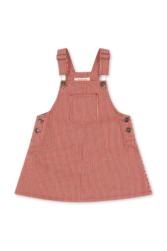 Dievčenské bavlnené šaty Konges Sløjd LUC SPENCER DRESS GOTS KS104353.PreSpring ružová SS26