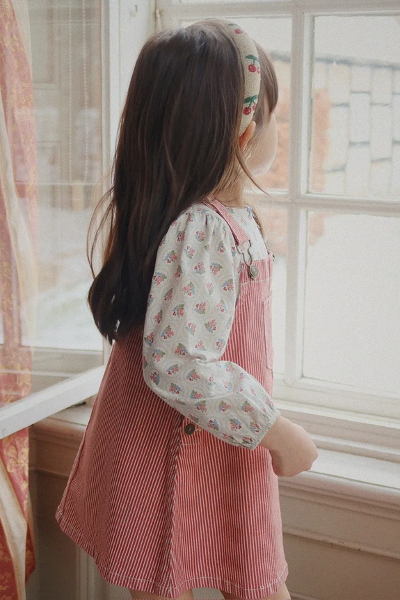 Dievčenské bavlnené šaty Konges Sløjd LUC SPENCER DRESS GOTS KS104353.PreSpring