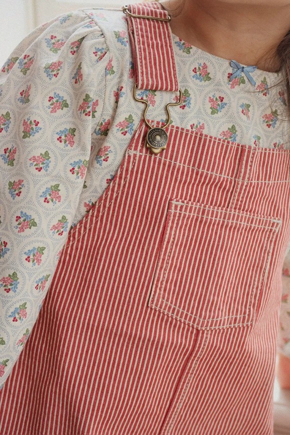 Dievčenské bavlnené šaty Konges Sløjd LUC SPENCER DRESS GOTS KS104353.PreSpring