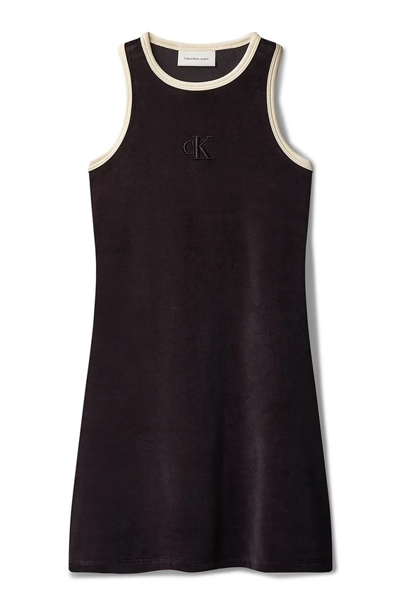 Παιδικό φόρεμα Calvin Klein Jeans IG0IG03080.128.176.PPY2 μαύρο SS26