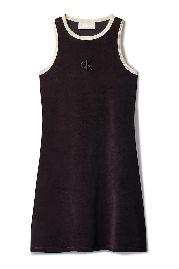 Παιδικό φόρεμα Calvin Klein Jeans IG0IG03080.128.176.PPY2 μαύρο SS26