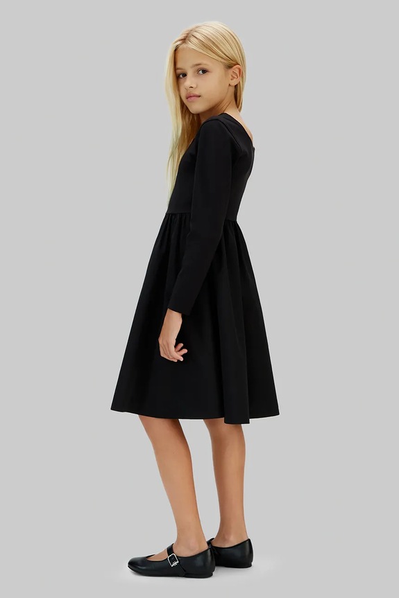 Παιδικό φόρεμα Calvin Klein Jeans μαύρο IG0IG03082.128.176.PPY2