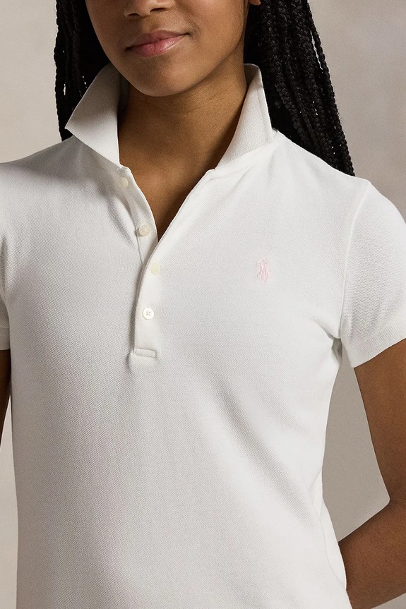 Παιδικό φόρεμα Polo Ralph Lauren 313624740003 λευκό