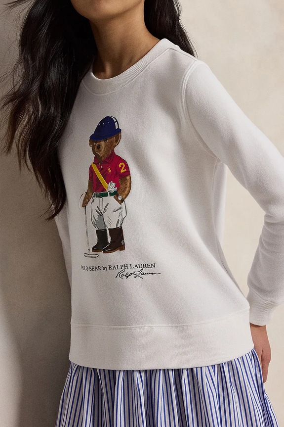 Polo Ralph Lauren sukienka dziecięca 313A96118001 biały