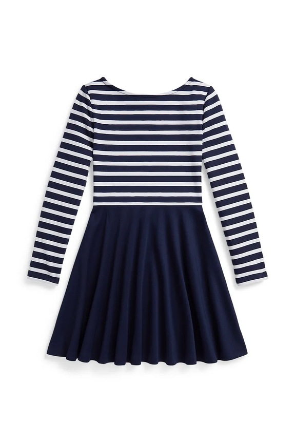 Dievčenské šaty Polo Ralph Lauren 313A96139003 tmavomodrá SS26