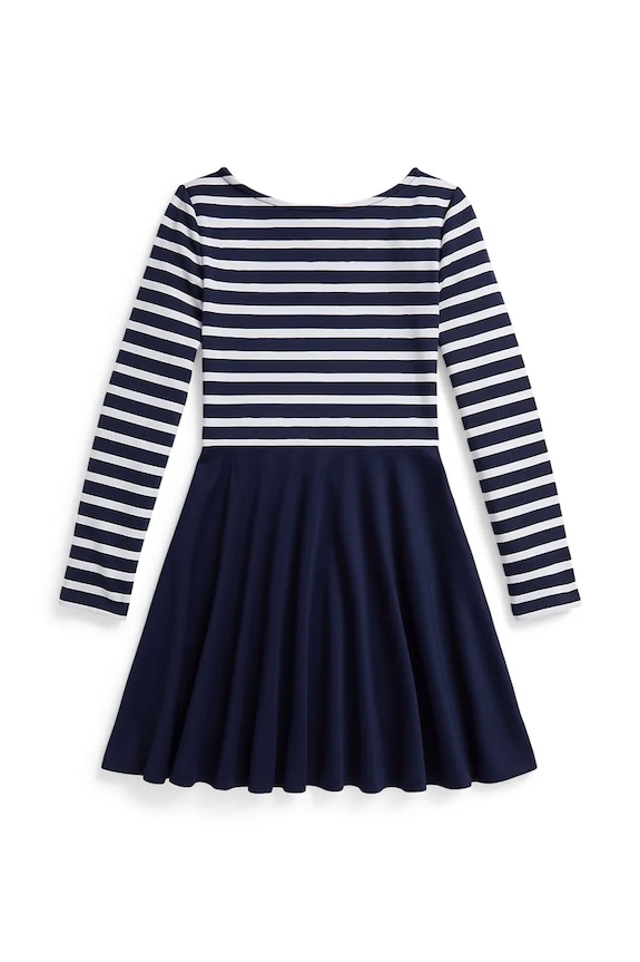 Dievčenské šaty Polo Ralph Lauren 313A96139003 tmavomodrá SS26