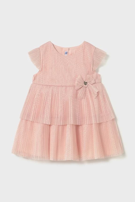 Dječja haljina Mayoral 1908.4B.Baby.PPY2 roza SS26