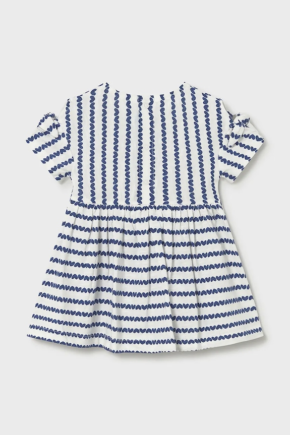 Mayoral sukienka bawełniana niemowlęca 1919.4F.Baby.PPY2 niebieski SS26