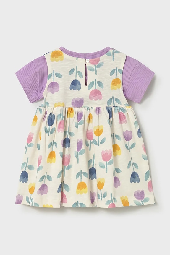 Mayoral rochie și tricou 1922.4H.Baby.PPY2 violet SS26
