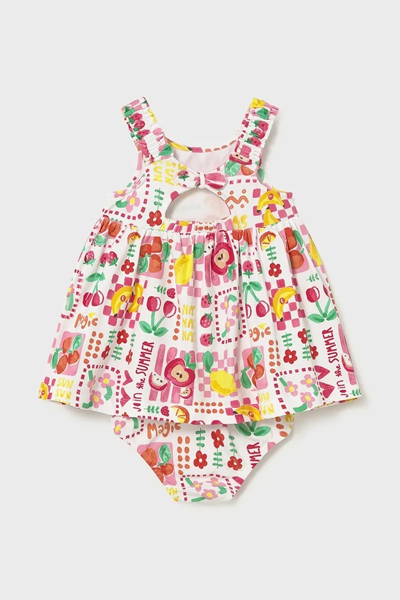 Dievčenské šaty Mayoral 1927.4M.Baby.PPY2 biela SS26