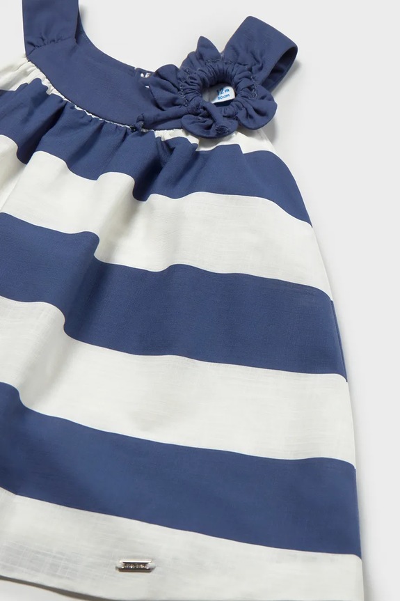 Djevojčice Dječja pamučna haljina Mayoral 1991.4D.Baby.PPY2 mornarsko plava