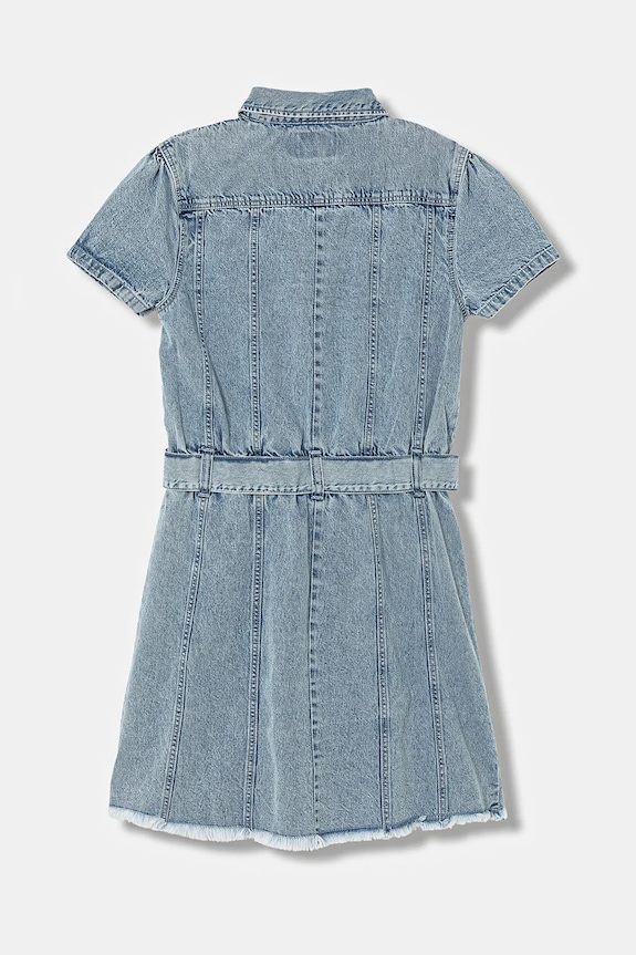 Guess rochie din denim pentru copii J6RK19.D4EU0.PPY2 albastru SS26