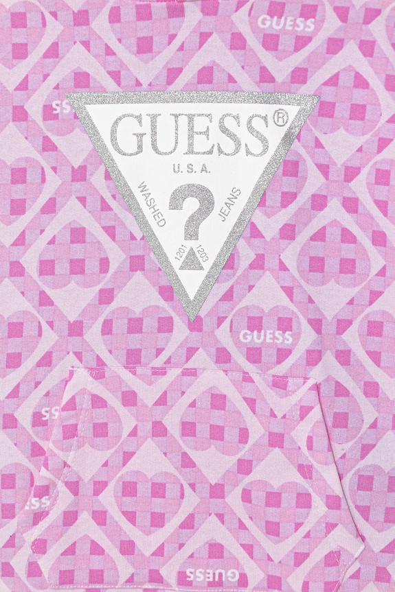 Κοριτσίστικα Παιδικό βαμβακερό φόρεμα Guess K6RK05.KA6R4.PPY2 ροζ