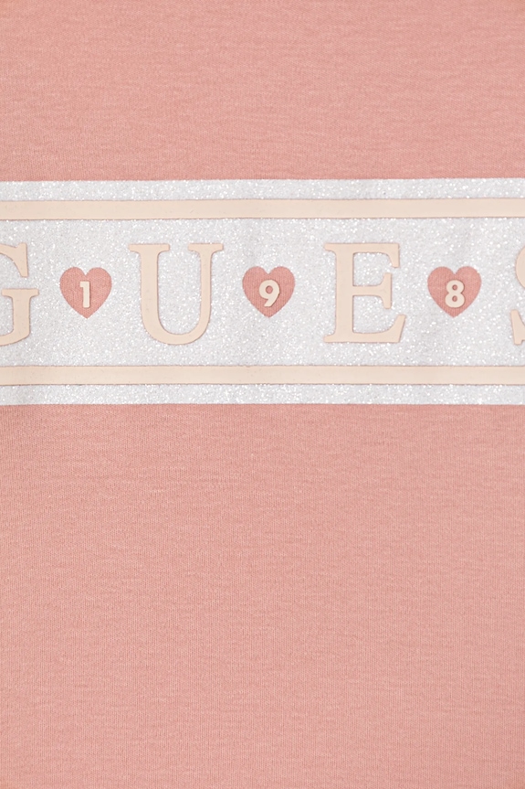 Κοριτσίστικα Παιδικό βαμβακερό φόρεμα Guess K6RK13.KA6W4.PPY2 ροζ