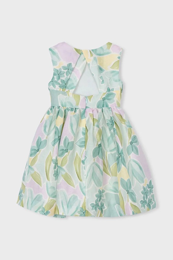 BIMBA Mayoral vestito di lino bambino/a 3913.6A.Mini.PPY2 turchese