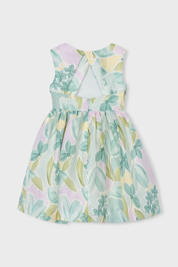 BIMBA Mayoral vestito di lino bambino/a 3913.6A.Mini.PPY2 turchese