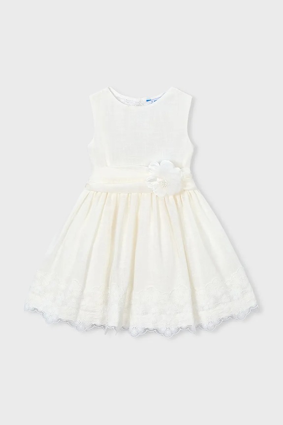 Mayoral rochie fete 3914.6B.Mini.PPY2 bej SS26